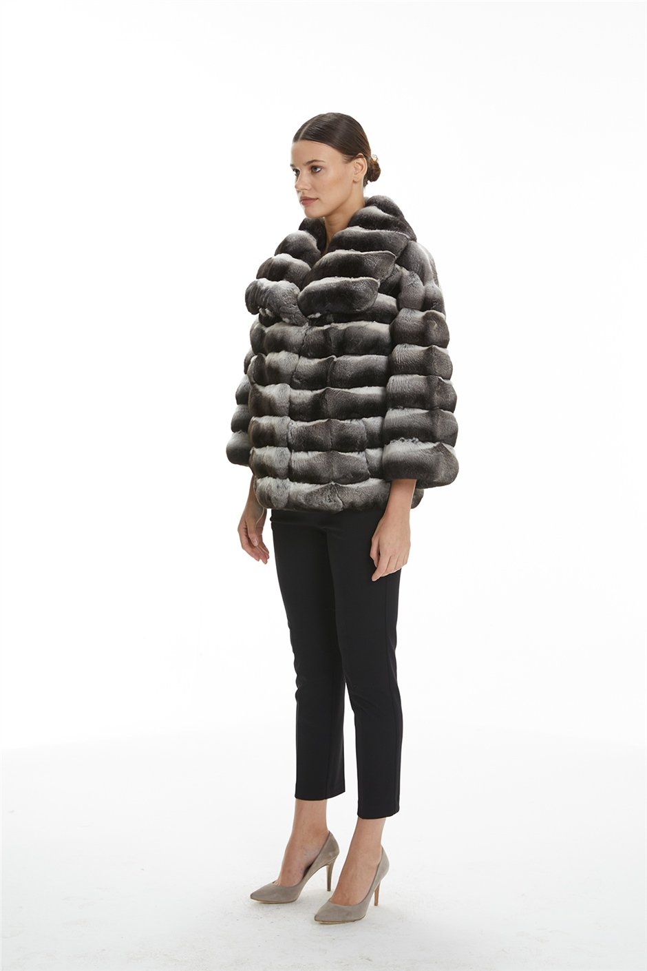 Shaky Women's Chinchilla Fur Jacket