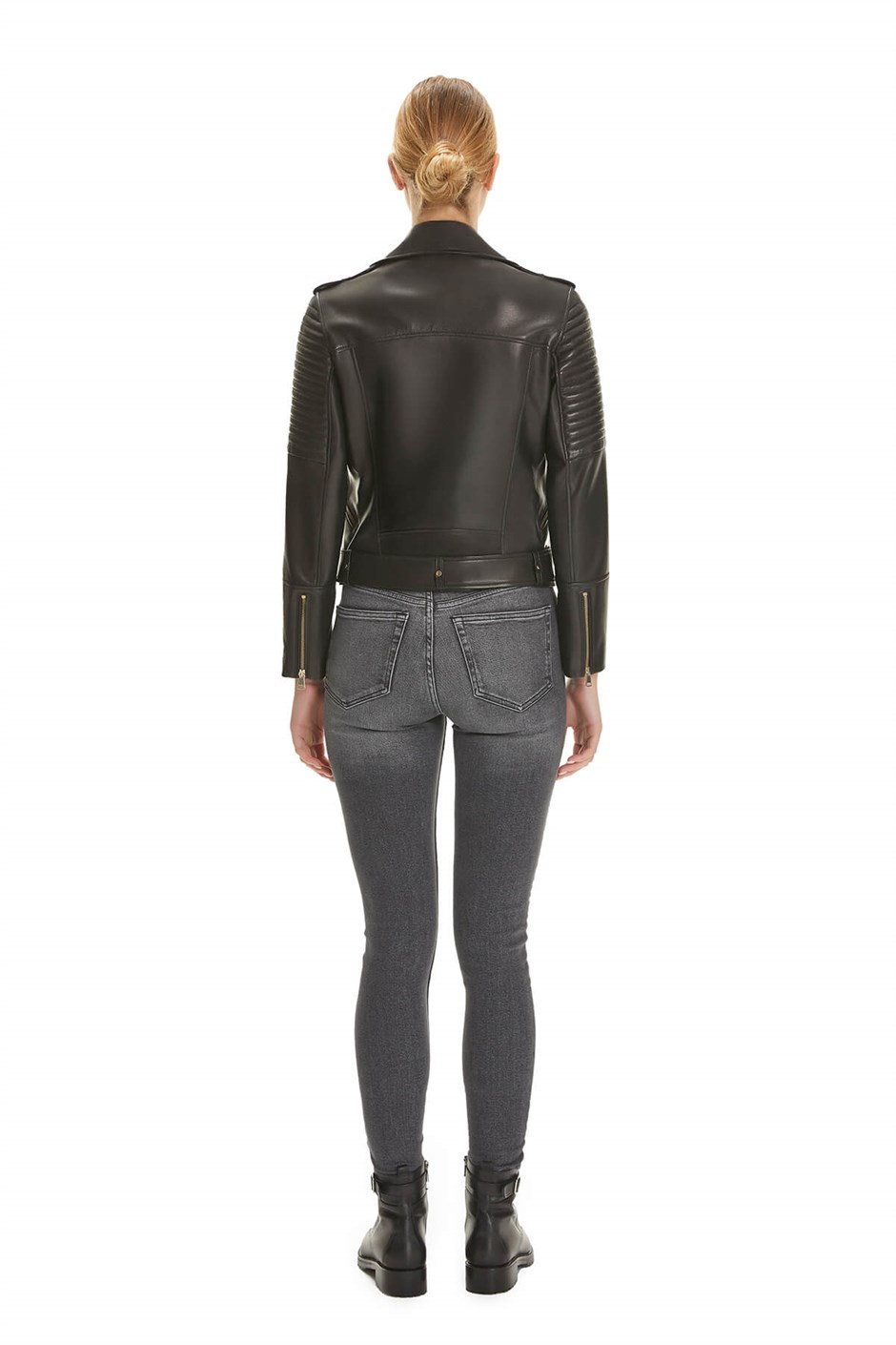 Shaky Women's Leather Jacket  Black