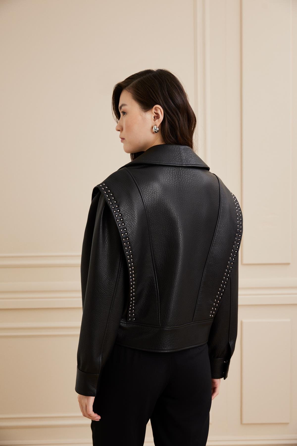 Shaky Women's Leather Jacket Black