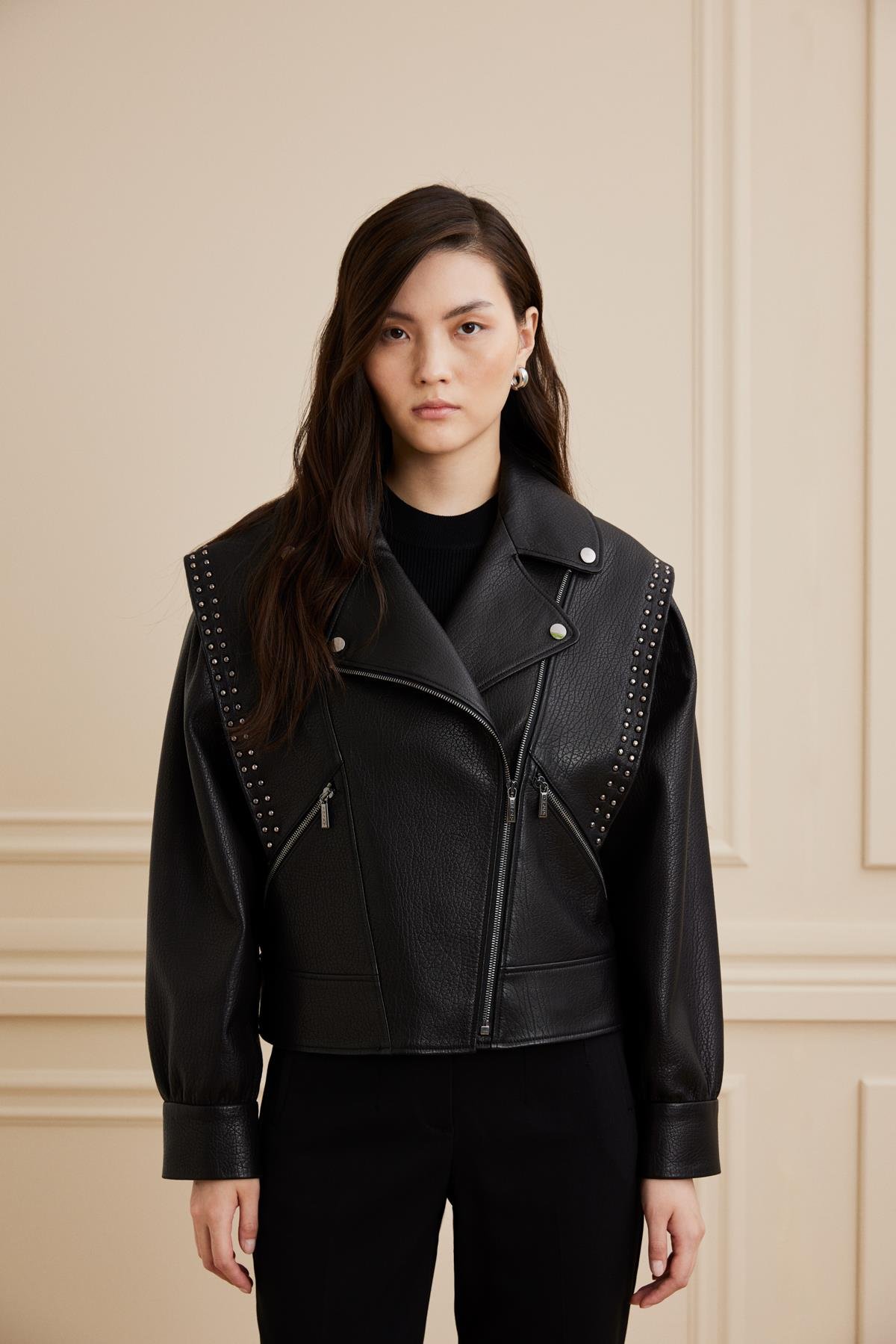 Shaky Women's Leather Jacket Black