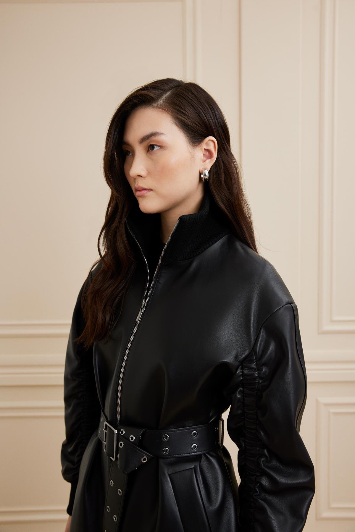 Shaky Women's Leather Jacket Black