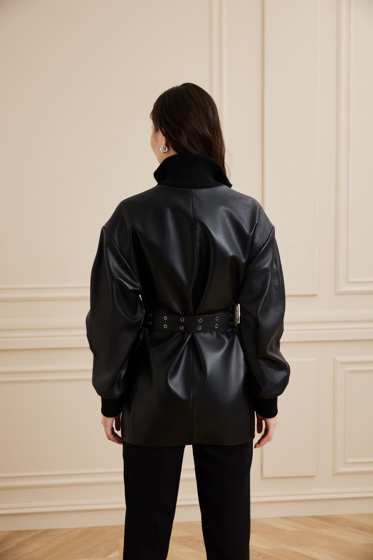 Shaky Women's Leather Jacket Black