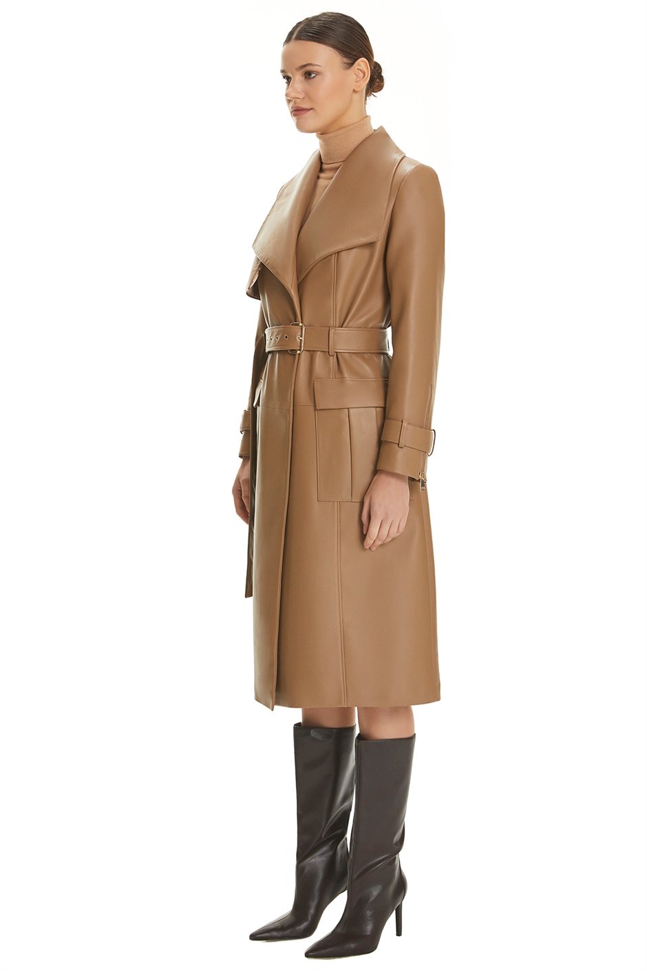 Shaky Women's Leather Short Coat