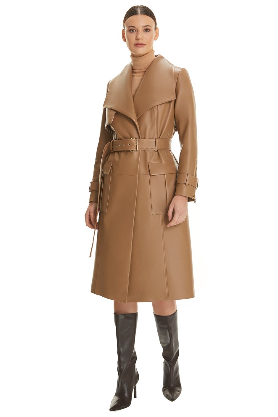 Shaky Women's Leather Short Coat