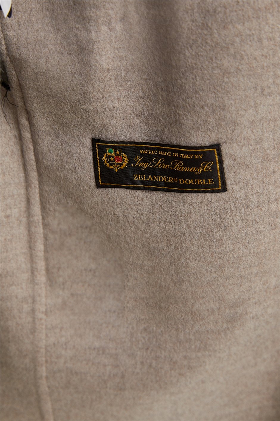 Shaky Women's Loro Piana 100% Wool Fabric Short Coat with Fox trimming