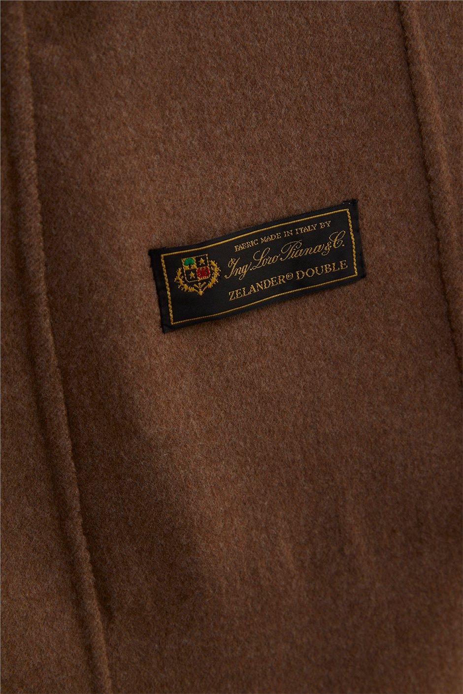 Shaky Women's Loro Piana 100% Wool Fabric Coat with Fox trimming