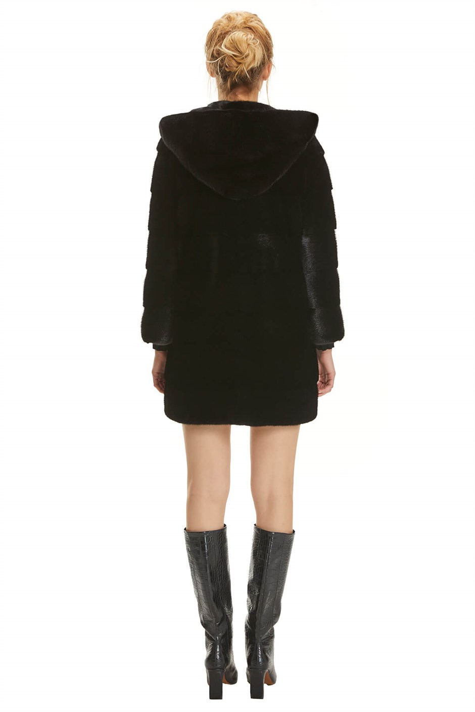 Shaky Women's Mink Fur Jacket  Black