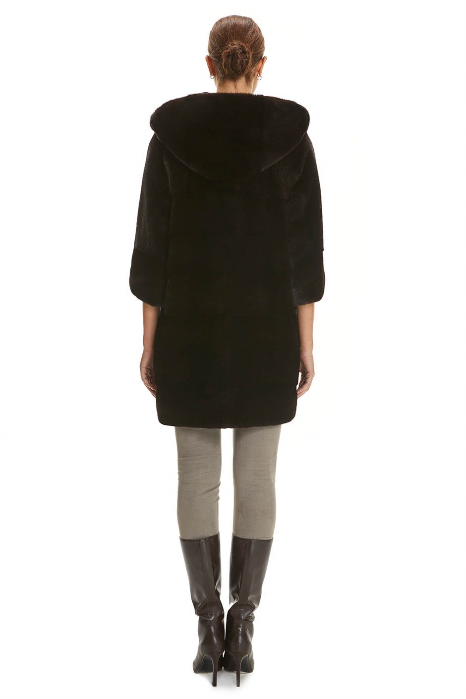 Shaky Women's Mink Fur Short Coat  Blackglama