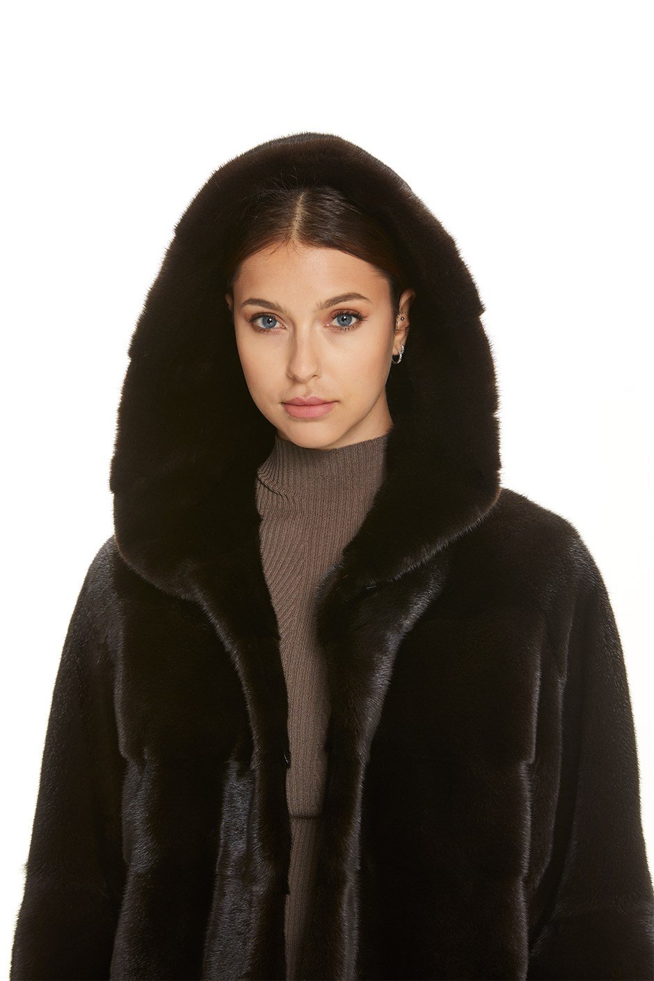 Shaky Women's Mink Fur Short Coat  Blackglama