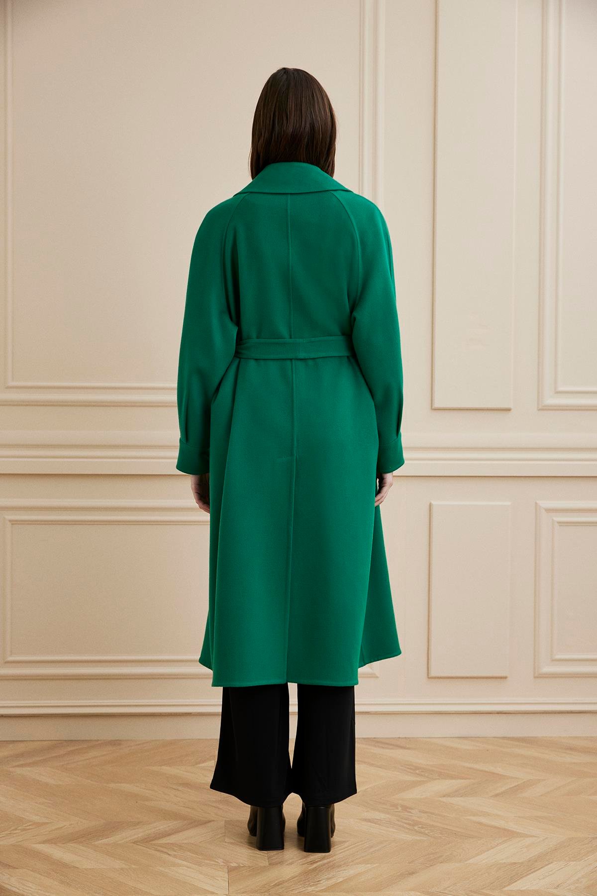 Shaky Women's Python Jacket With Mink Trimming Tobacco