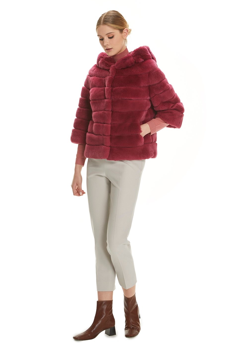 Shaky Women's Rex Fur Jacket