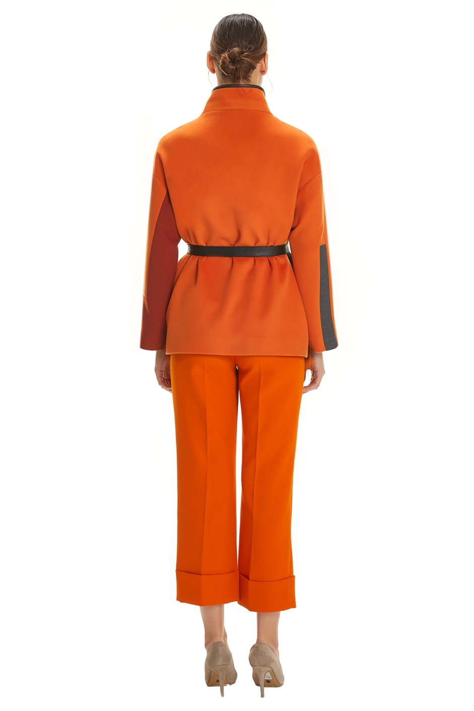 Shaky Women's Textile Jacket with Fox trimming