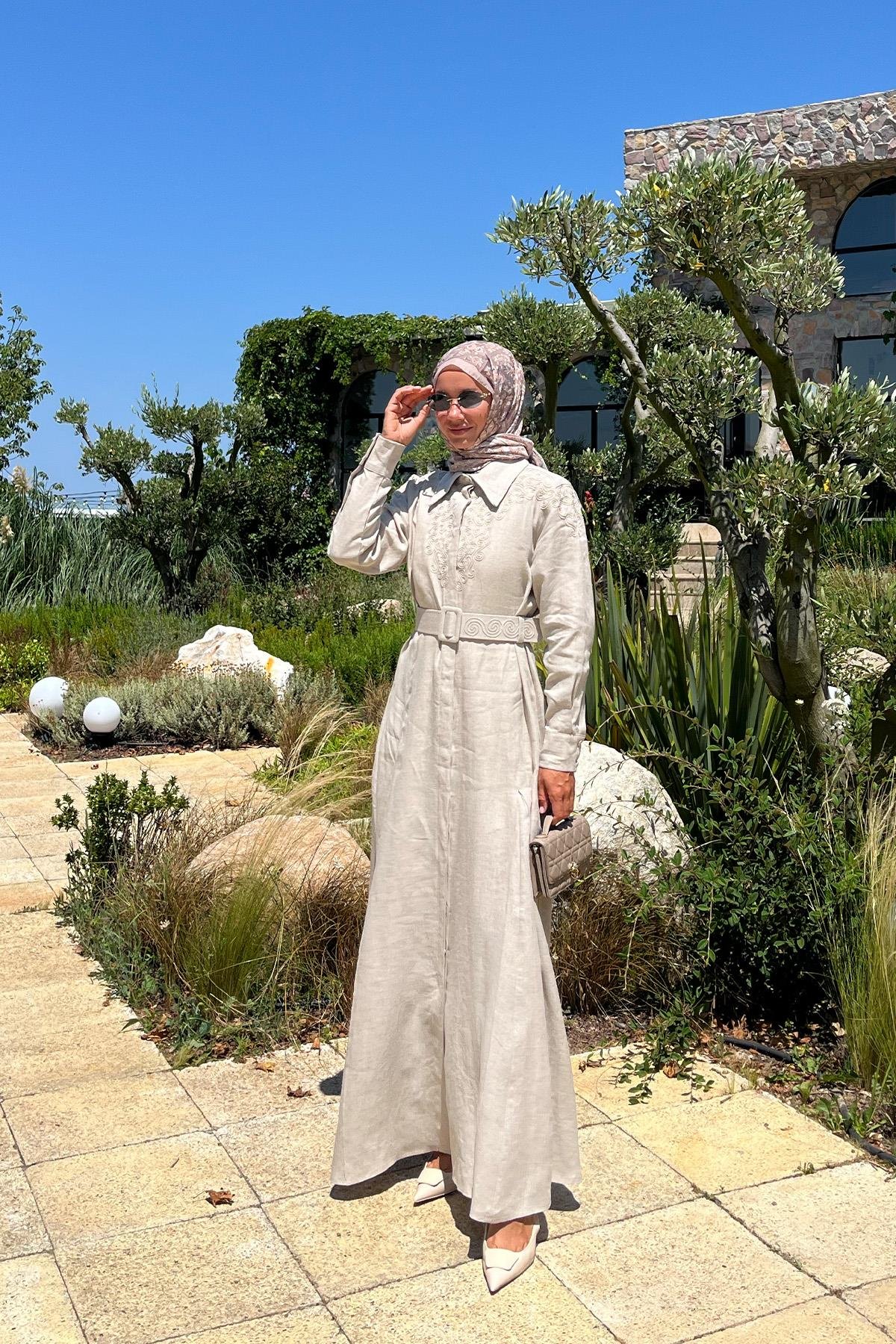 FRIDA ELBİSE NATURE