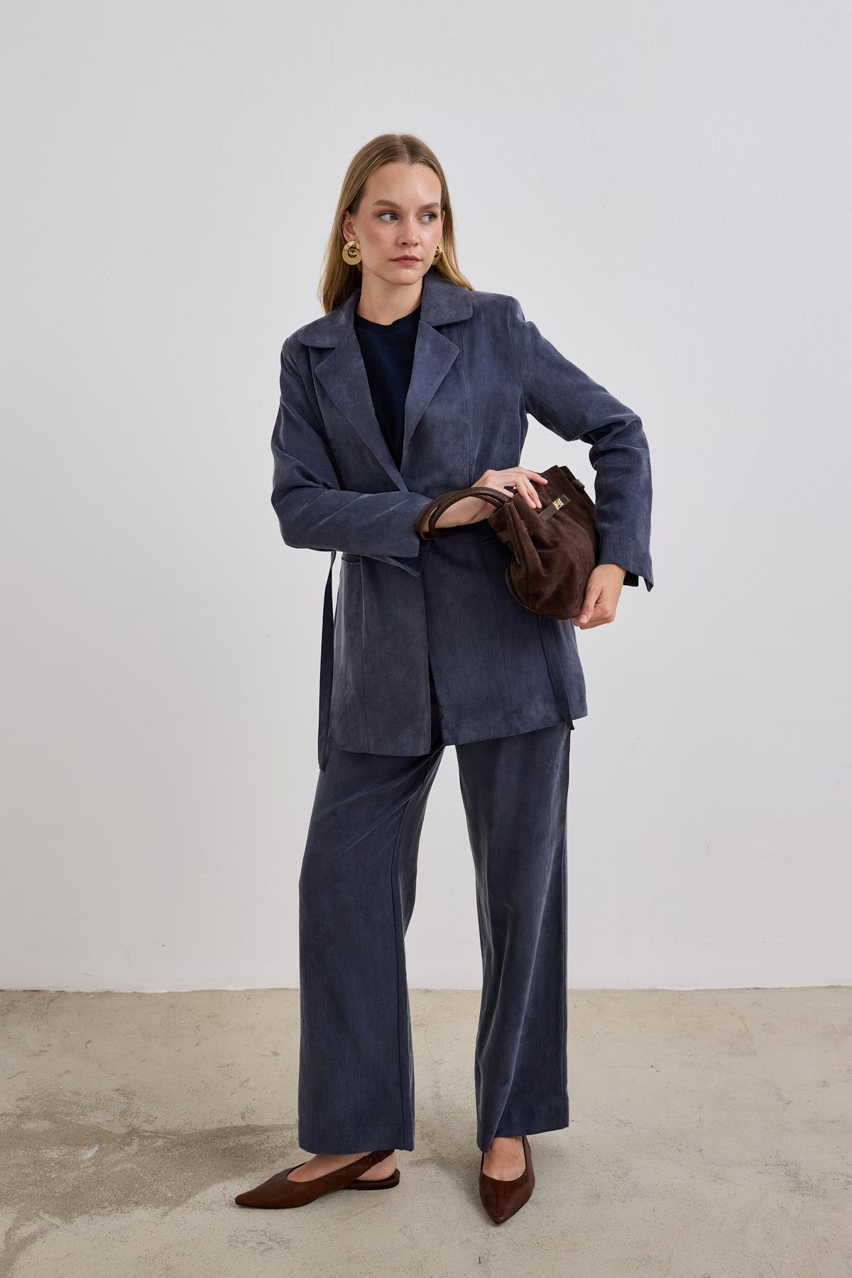 İbiza Ceketli Pantolonlu Takım LACİVERT