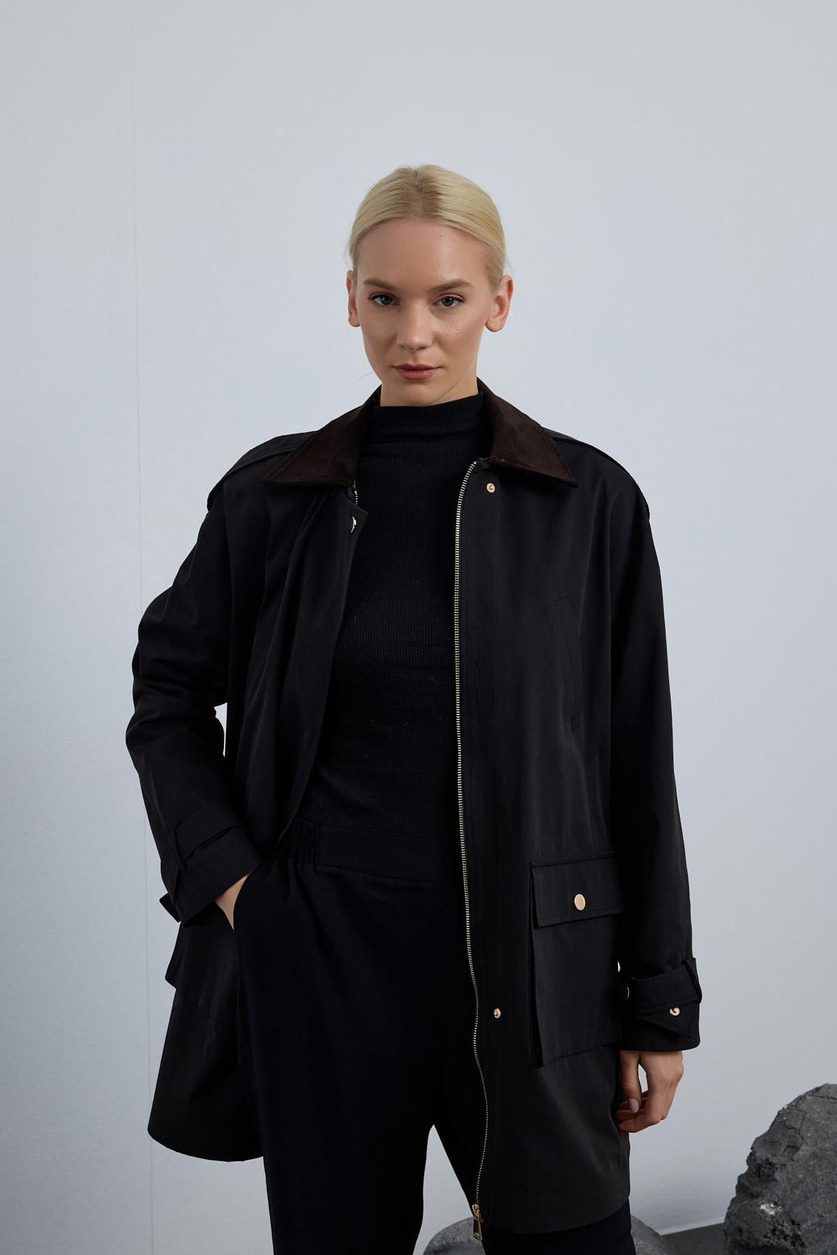 PARKA KAP SİYAH