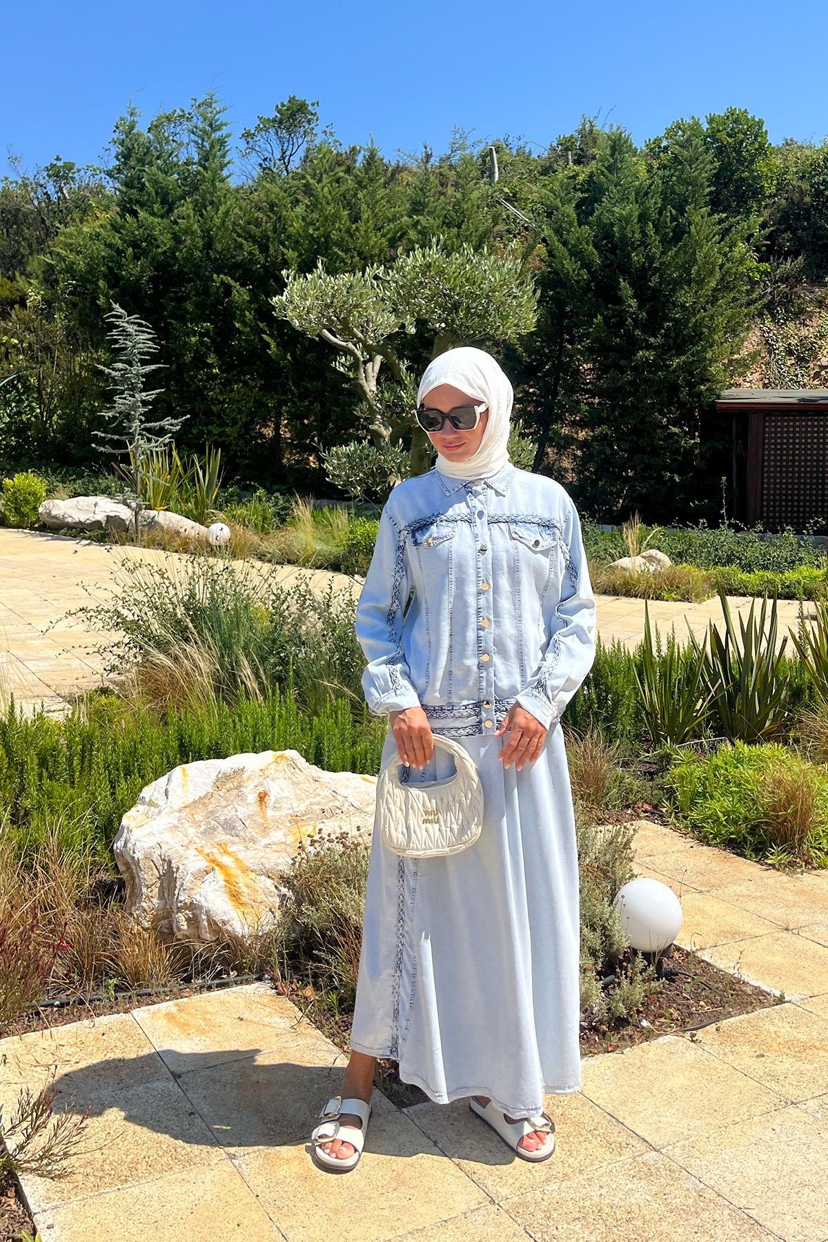 TRACY ETEKLİ TAKIM AÇIK MAVİ