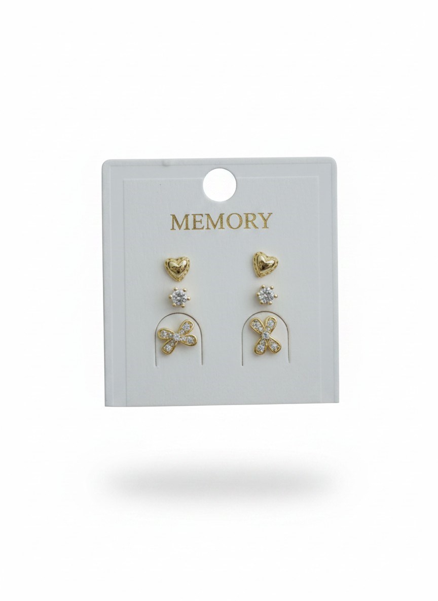 Kurdele Kombin Küpe