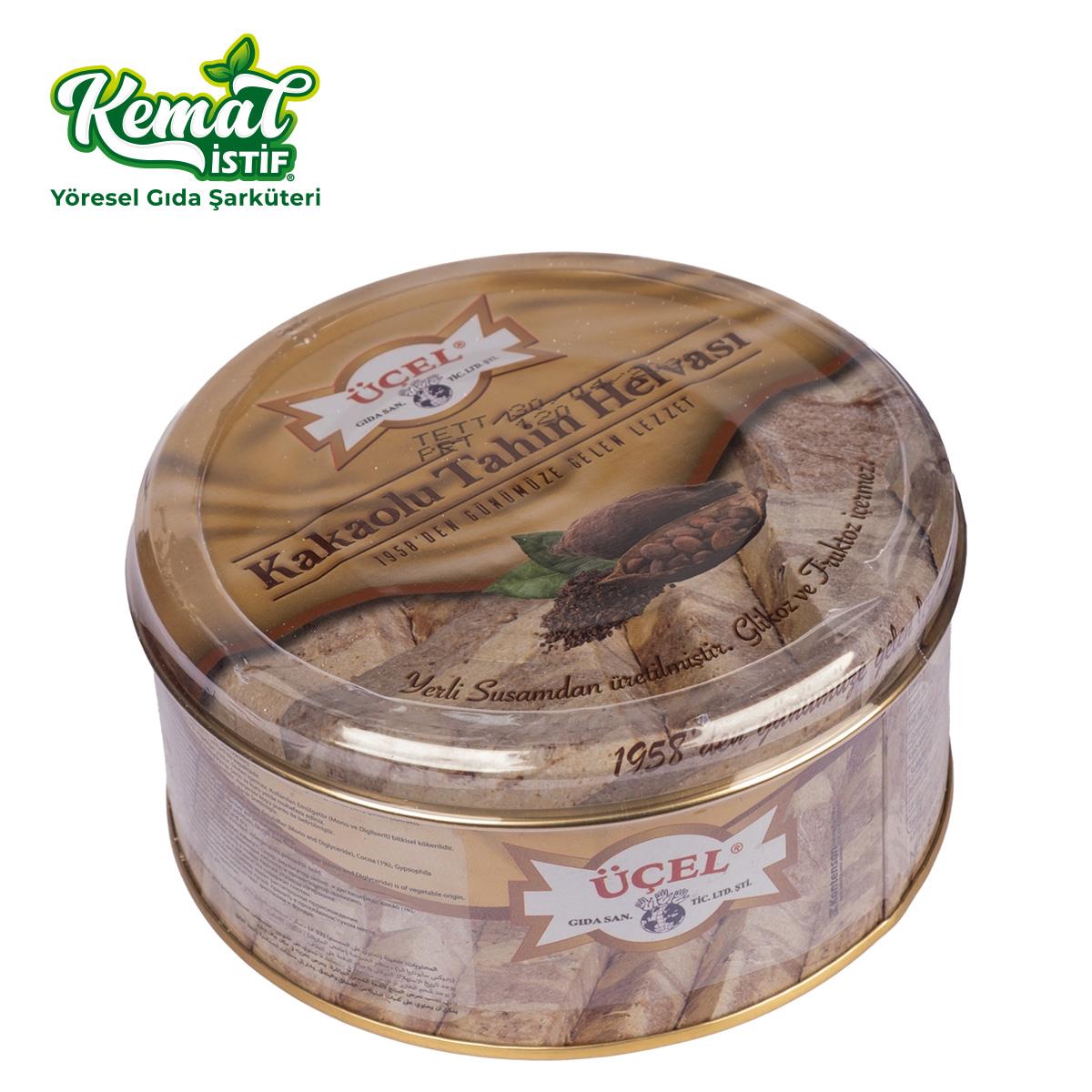 ÜÇEL TAHİN HELVA TENEKE KAKAOLU 830 GR