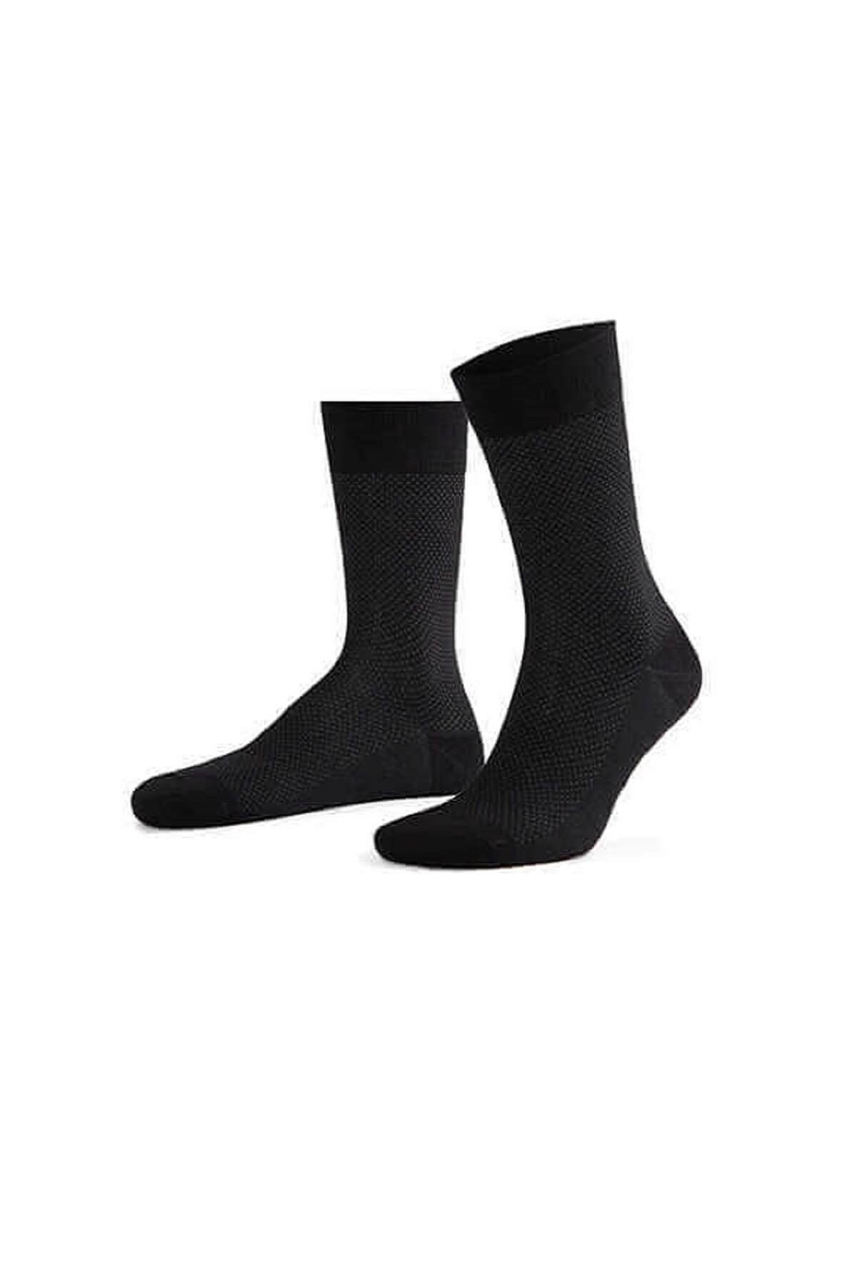 Aytuğ Erkek Modal 4'lü Paket Kışlık Jakarlı Soket Çorap