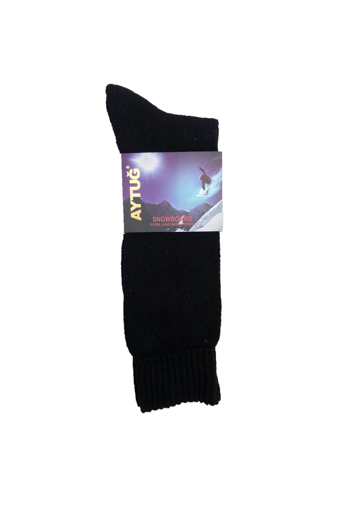Aytuğ Snowboard Erkek Ekstra Yünlü Kışlık Termal Çorap