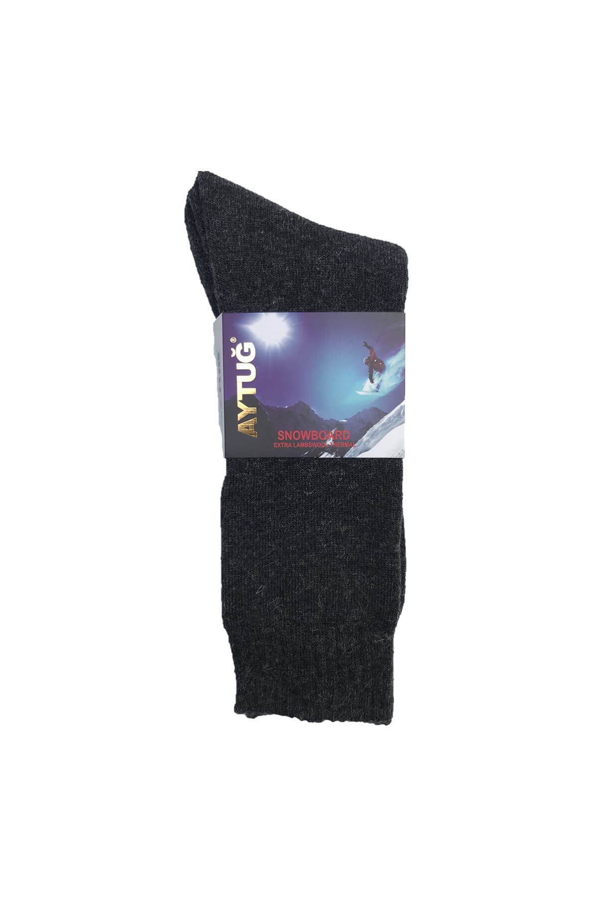 Aytuğ Snowboard Erkek Ekstra Yünlü Kışlık Termal Çorap