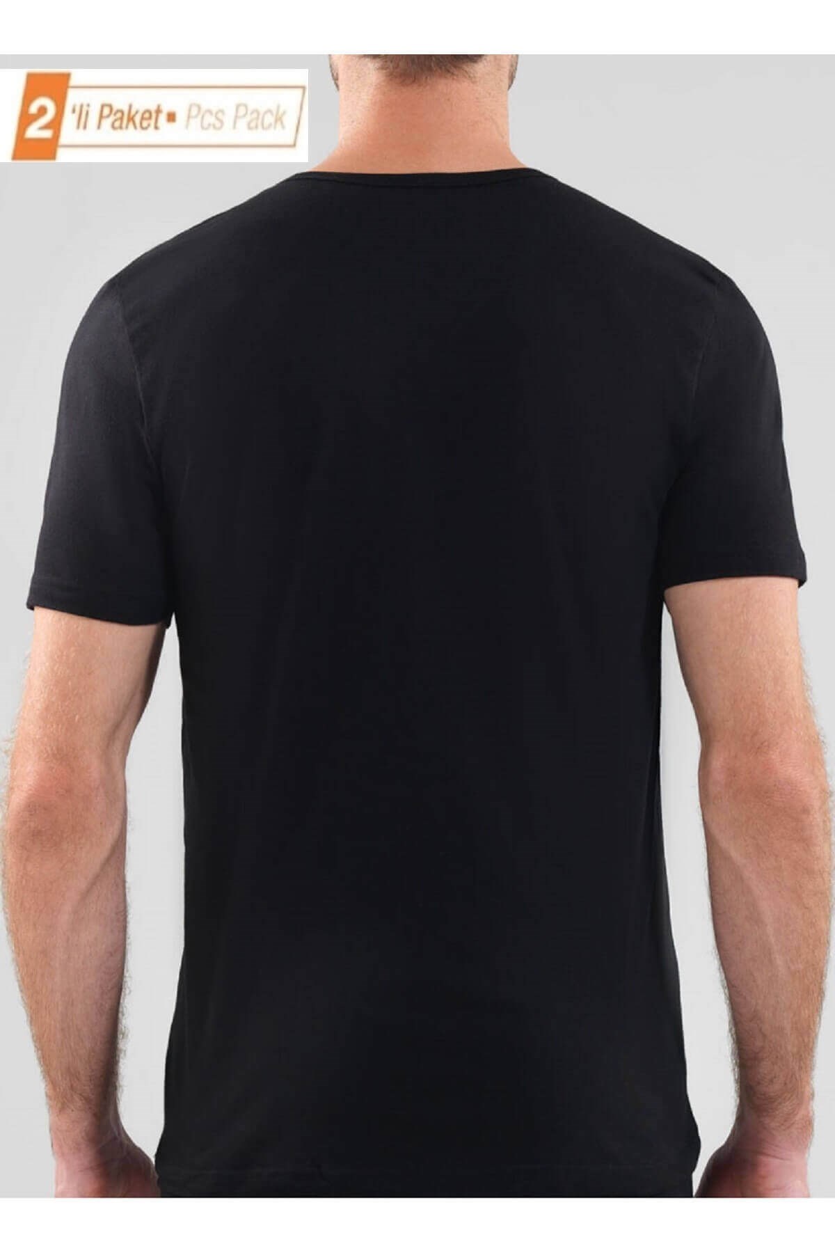 Blackspade %100 Pamuklu 2'li Ekonomik Paket Erkek Fanila T-shirt