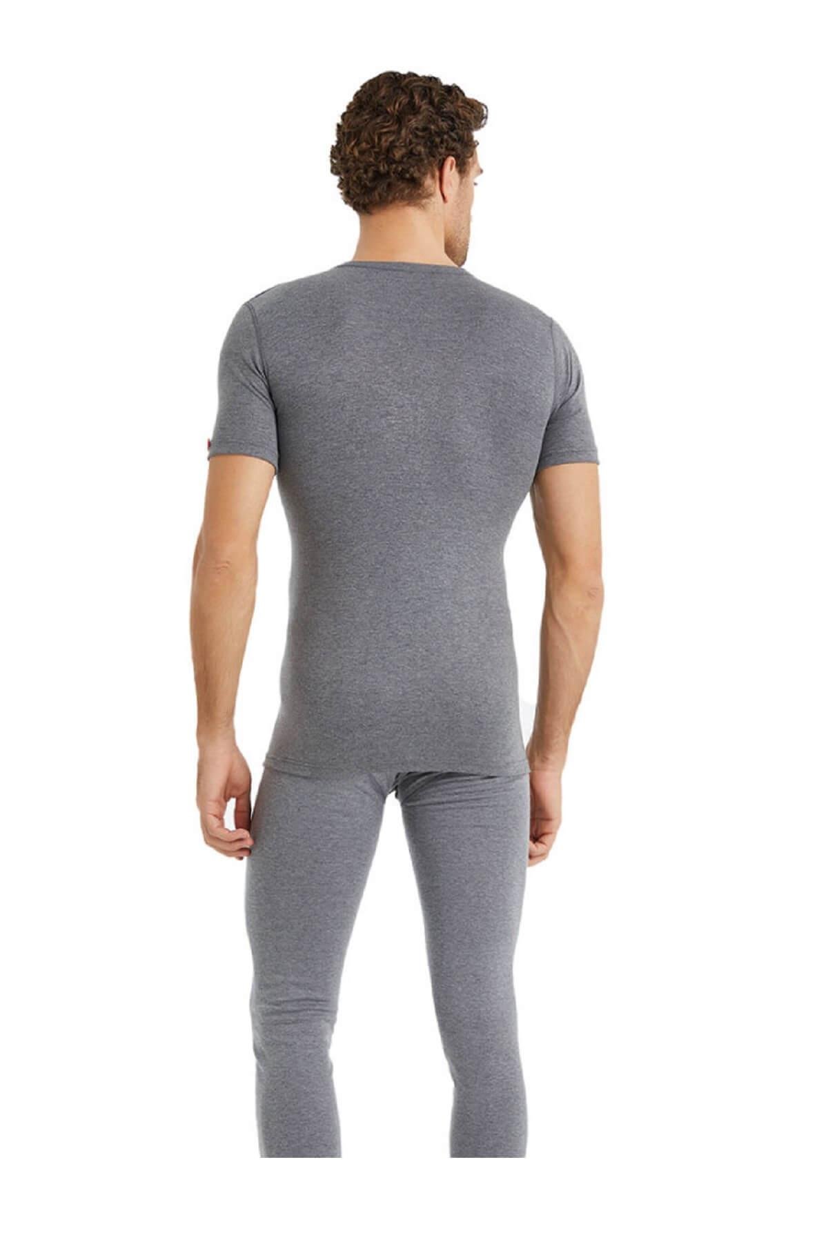 Blackspade 1263 Unisex 2. Seviye Kısa Kol V Yaka Kışlık Termal İçlik  