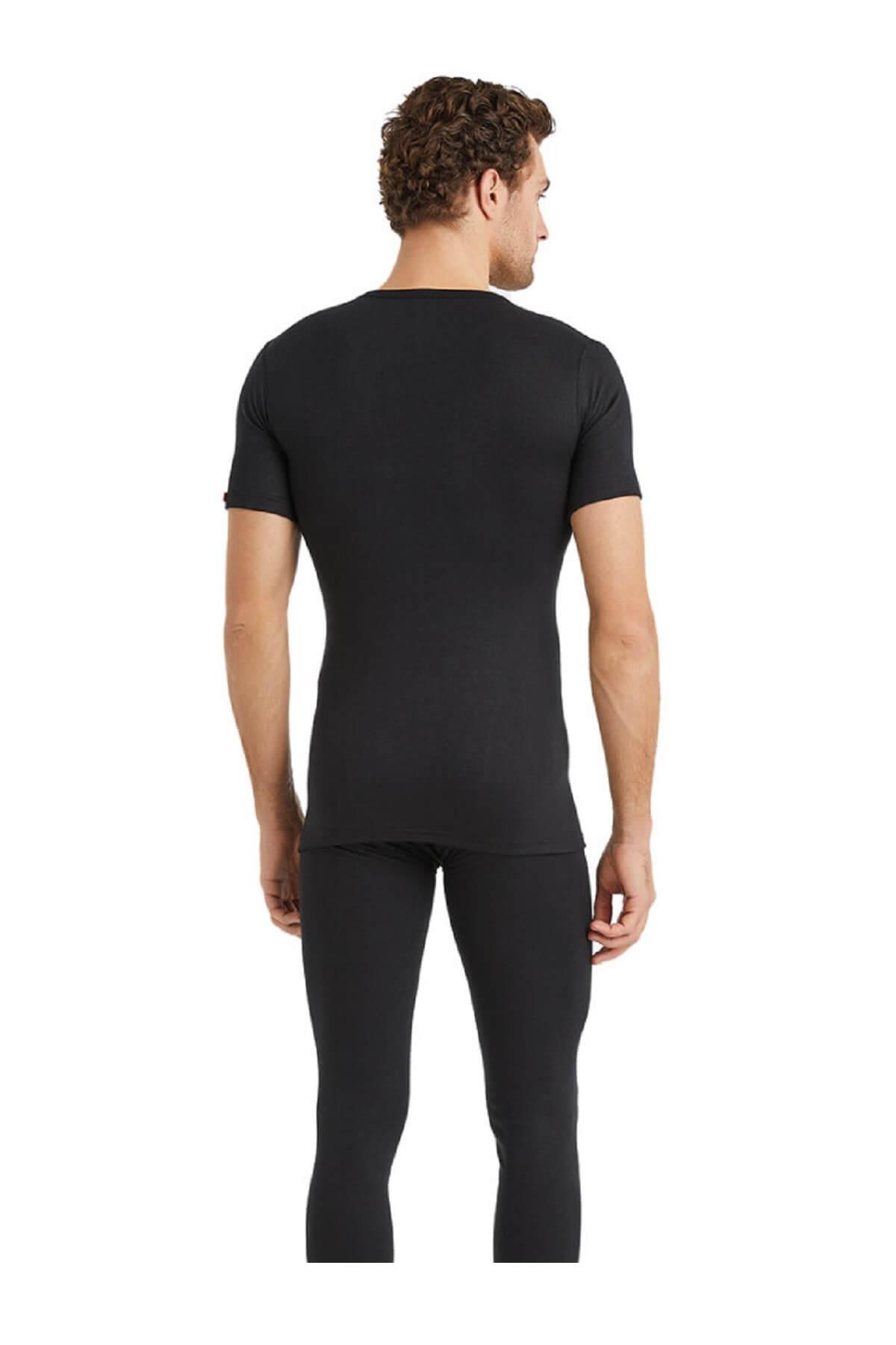 Blackspade 1263 Unisex 2. Seviye Kısa Kol V Yaka Kışlık Termal İçlik  