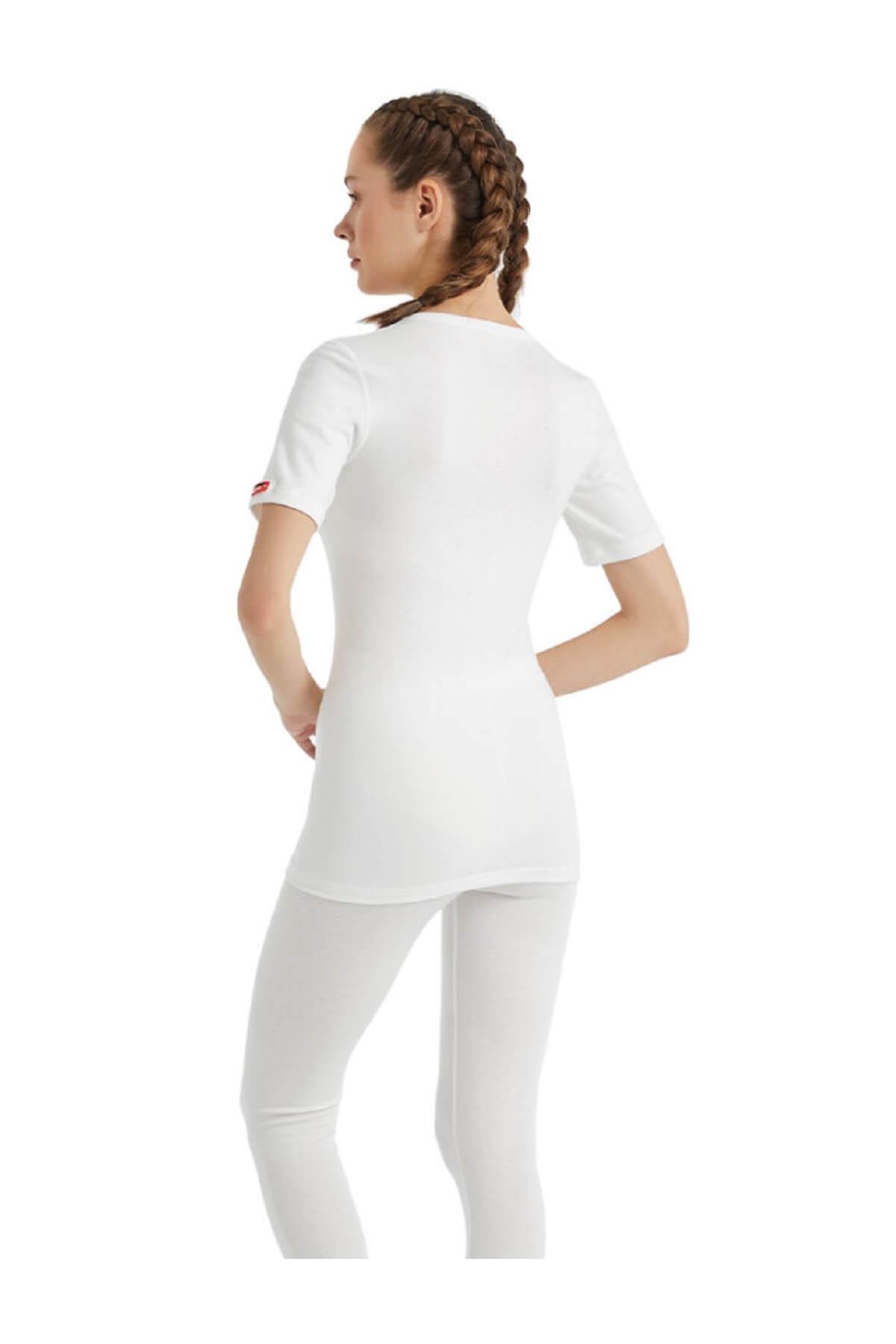 Blackspade 1263 Unisex 2. Seviye Kısa Kol V Yaka Kışlık Termal İçlik  