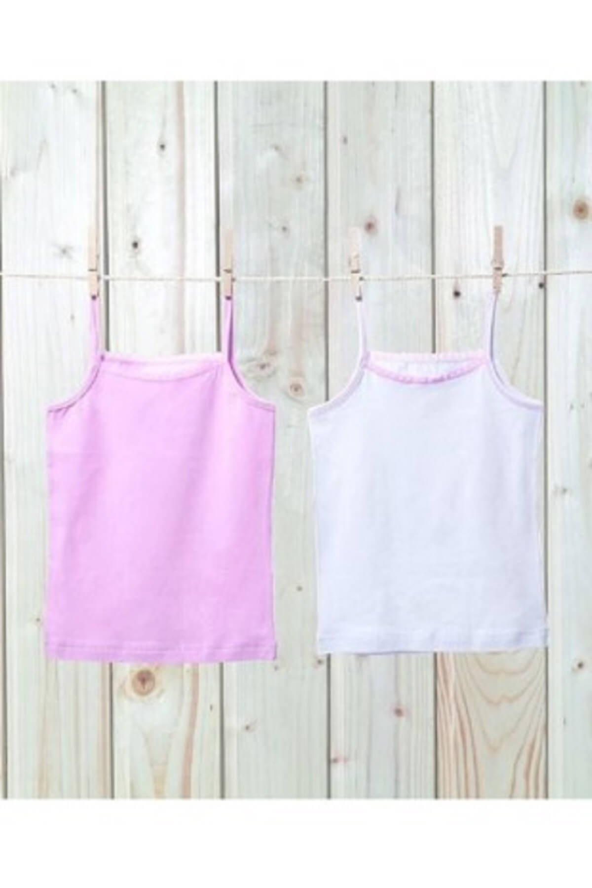 Blackspade 1296 Kız Çocuk 2'li Paket İp Askılı Atlet