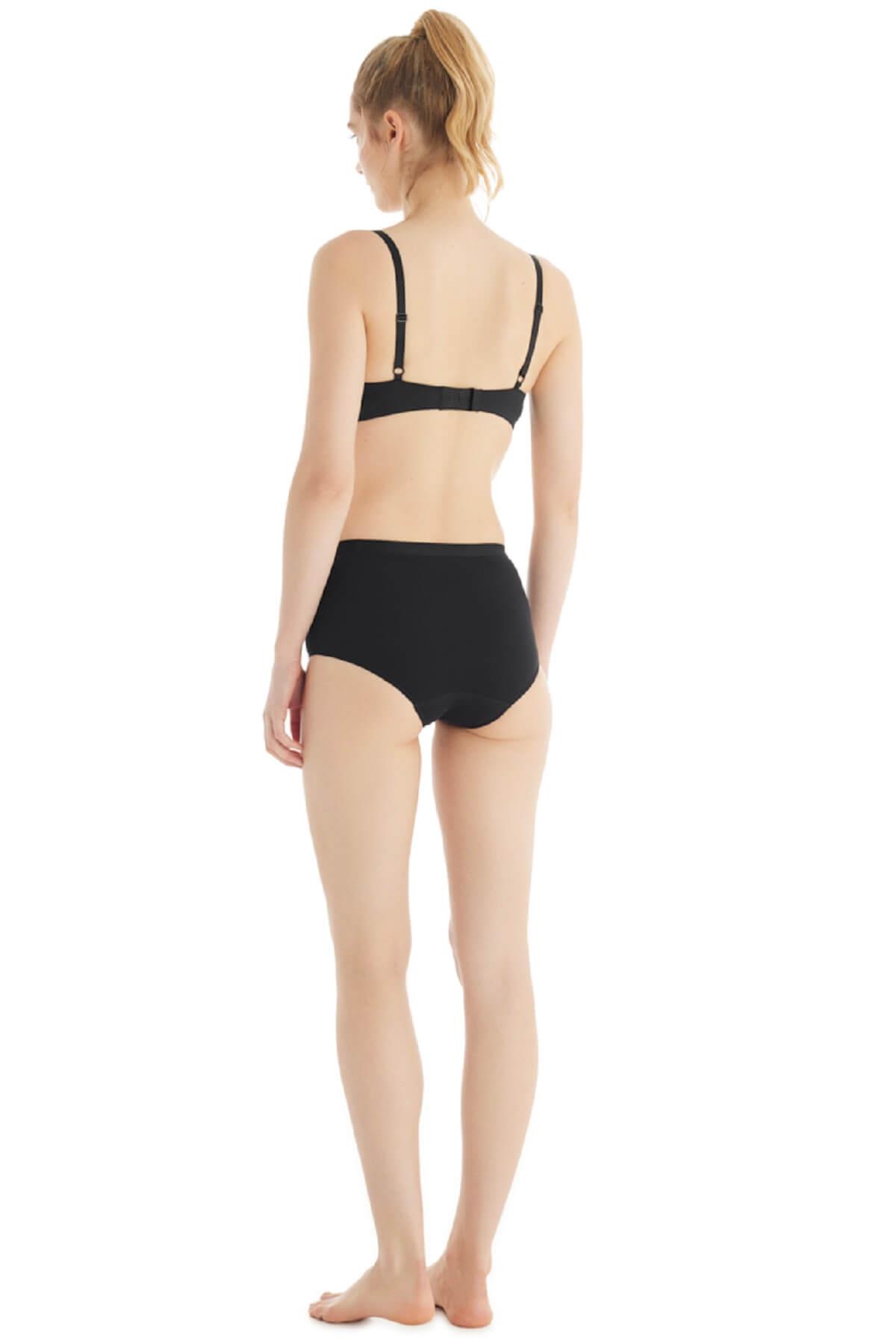 Blackspade 1307 Kadın 2'li Ekonomik Paket %95 Pamuklu Yüksek Bel Slip Külot