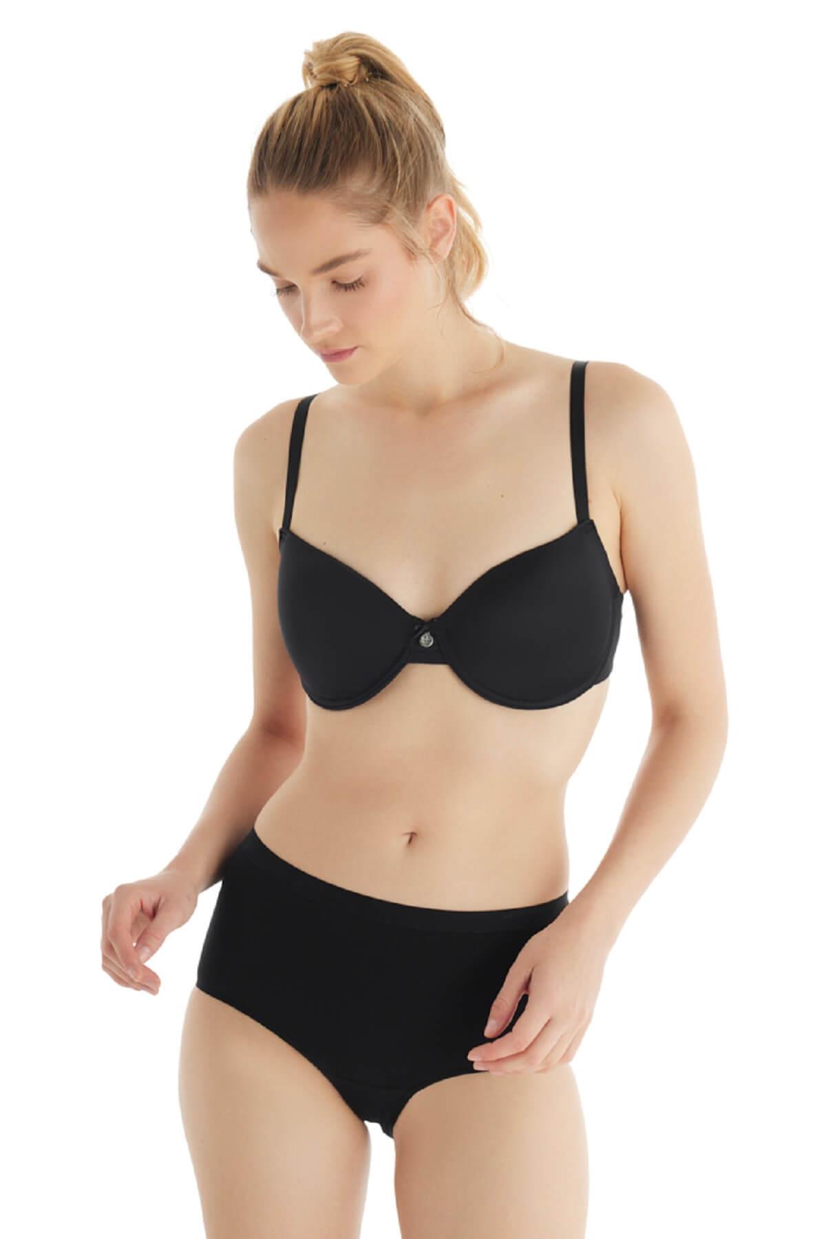 Blackspade 1307 Kadın %95 Pamuklu Yüksek Bel Essential Külot