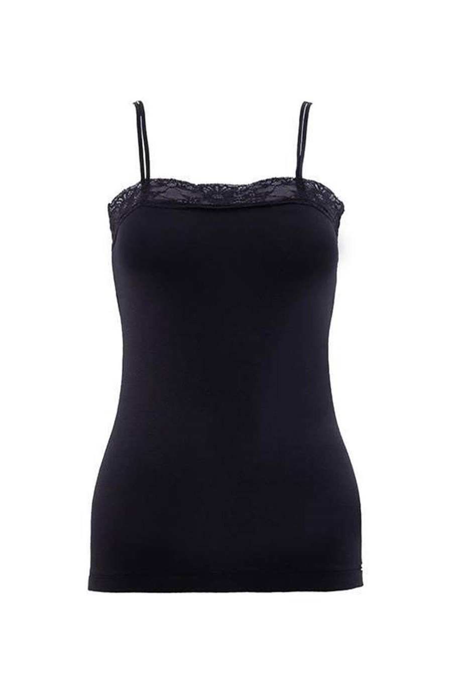 Blackspade 1347 Kadın %94 Modal Dantelli İnce Askılı Atlet