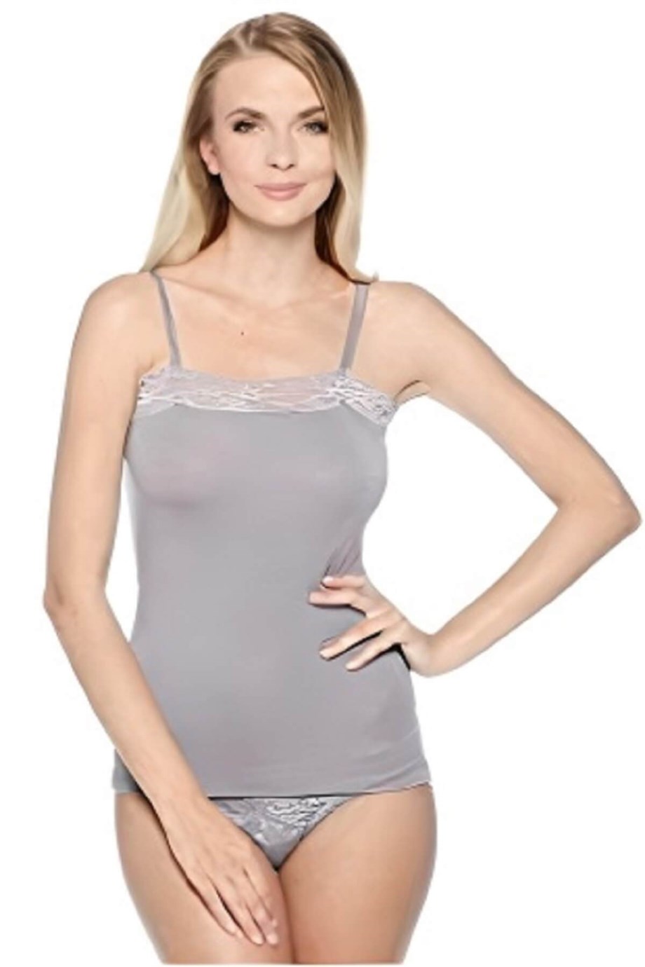 Blackspade 1347 Kadın %94 Modal Dantelli İnce Askılı Atlet