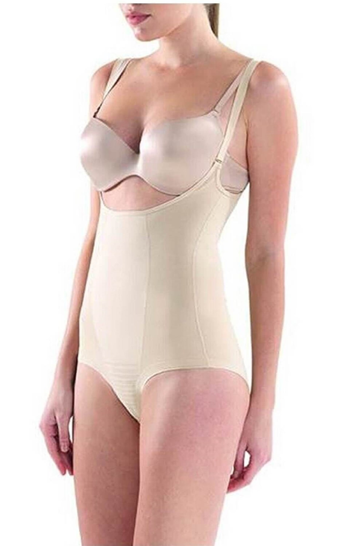 Blackspade 1478 Kadın Modal Sıkılaştırıcı Lazer Kesim Vücut & Body Korse