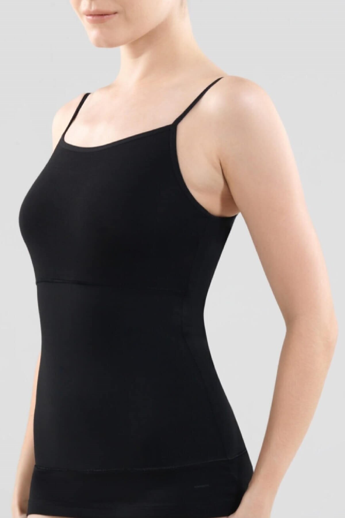 Blackspade 1481 Kadın Modal İnce Askılı IIIusion Korse Atlet