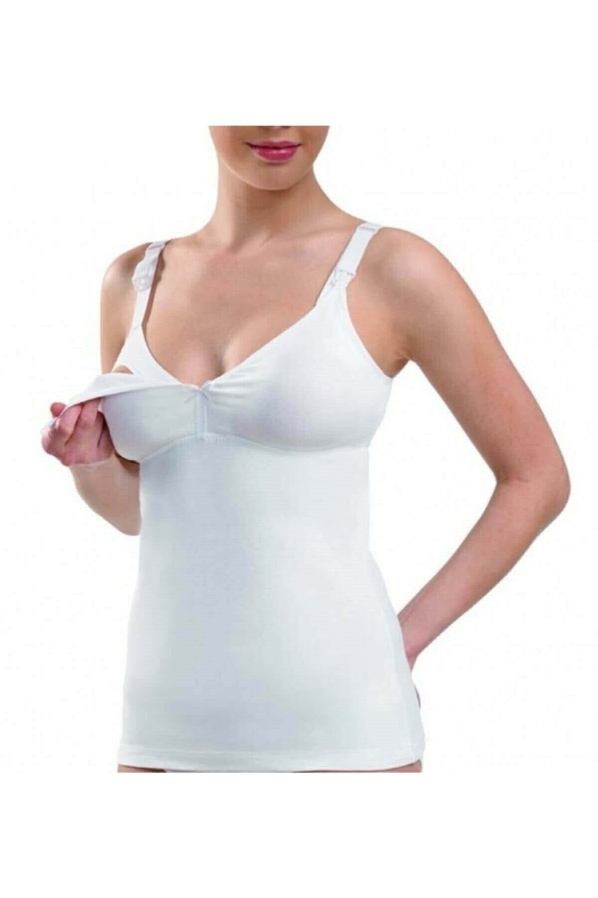 Blackspade 1556 Kadın %94 Pamuk Maternity Emzirme Atleti