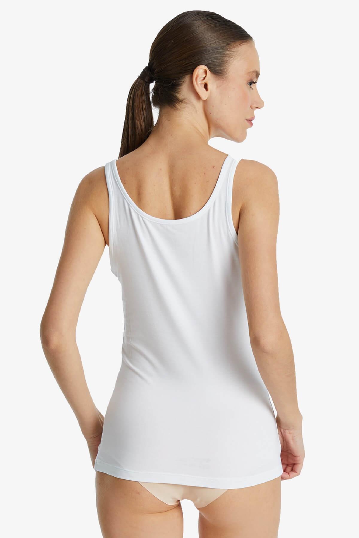 Blackspade 1624 Silver %94 Modal Kadın Kalın Askılı Atlet