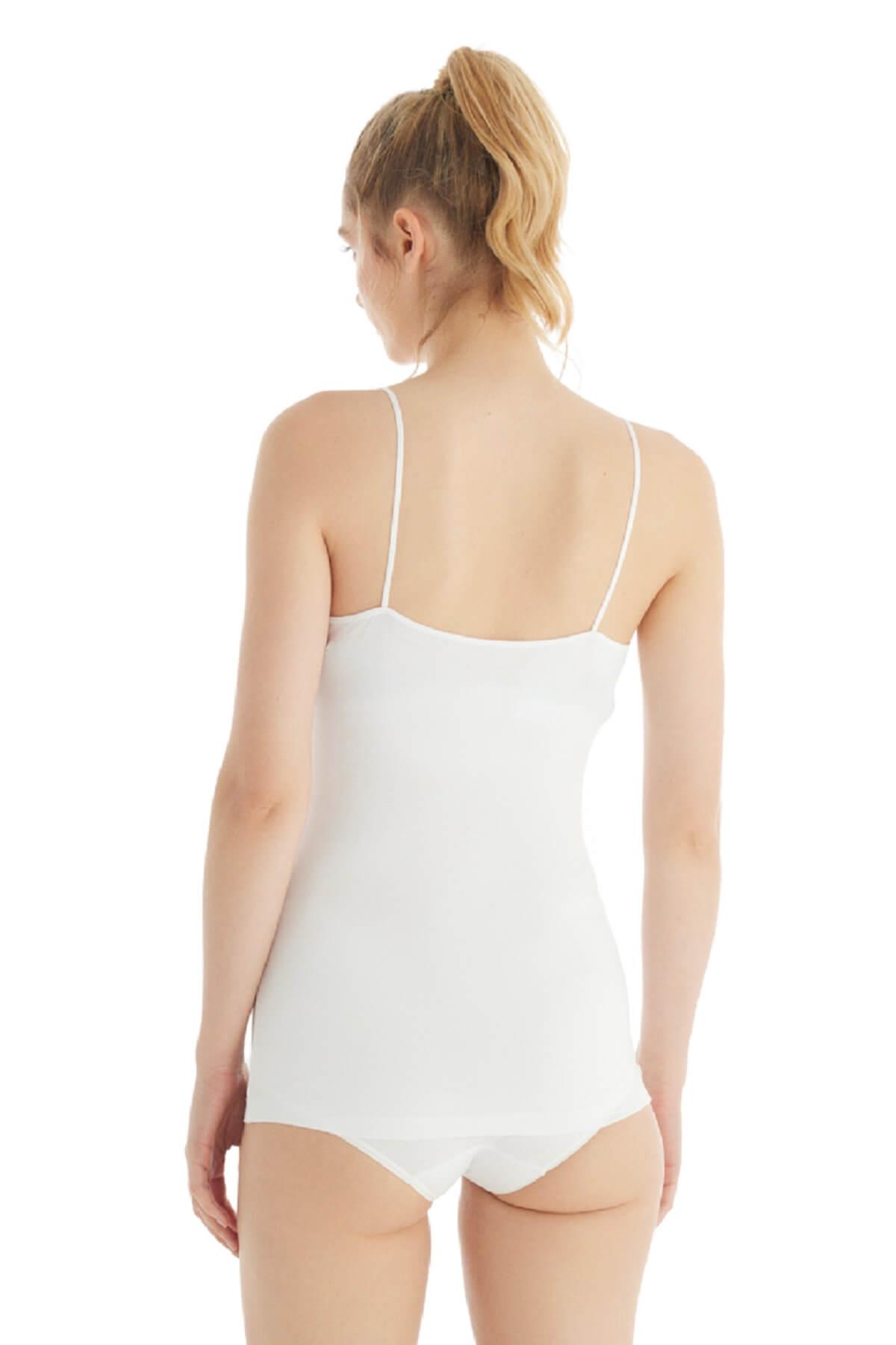 Blackspade 1627 Silver %94 Modal Kadın İnce Askılı Atlet