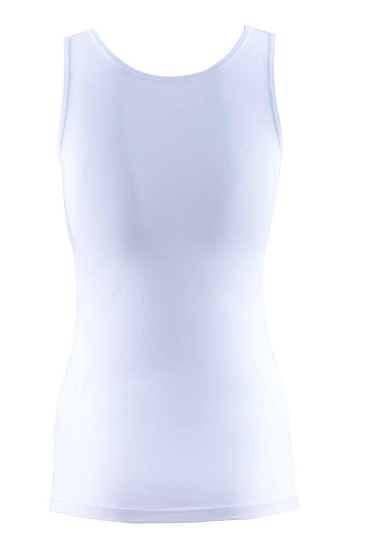 Blackspade 1968 Kadın %95 Pamuk Dantelli Kalın Askılı Atlet