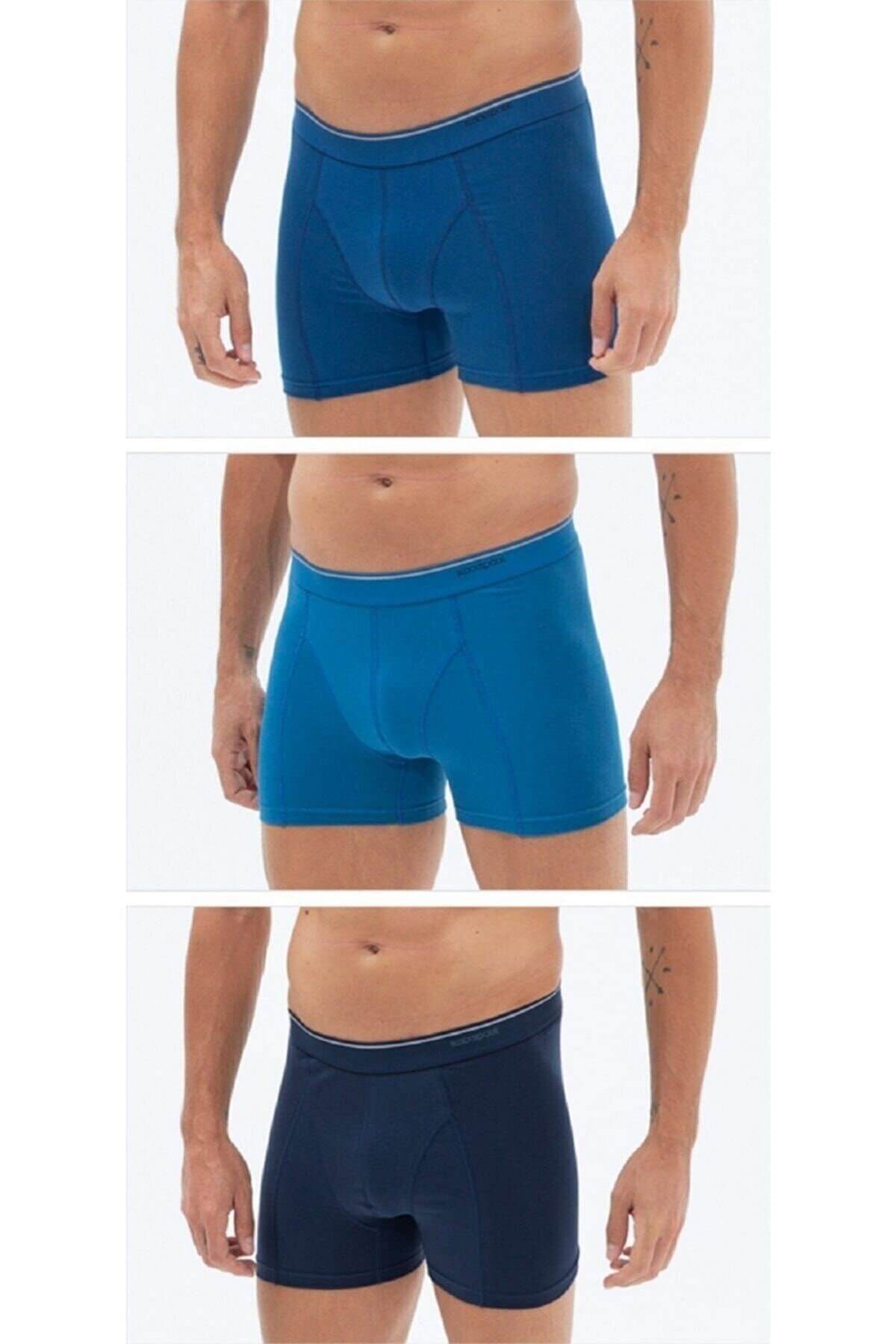 Blackspade 3'lü Paket Erkek %92 Pamuk Boxer