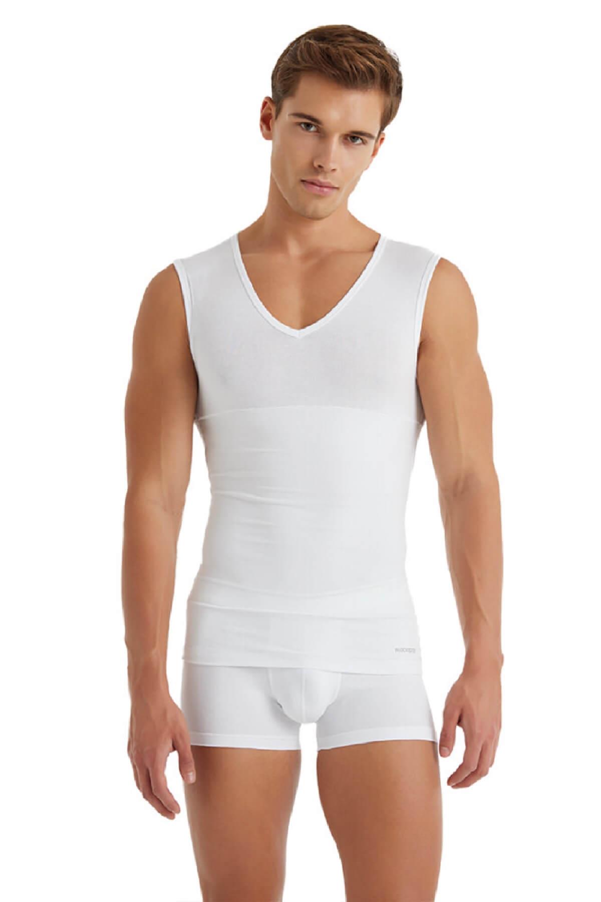 Blackspade 9208 Erkek Modal V Yaka Korse Atlet 9208