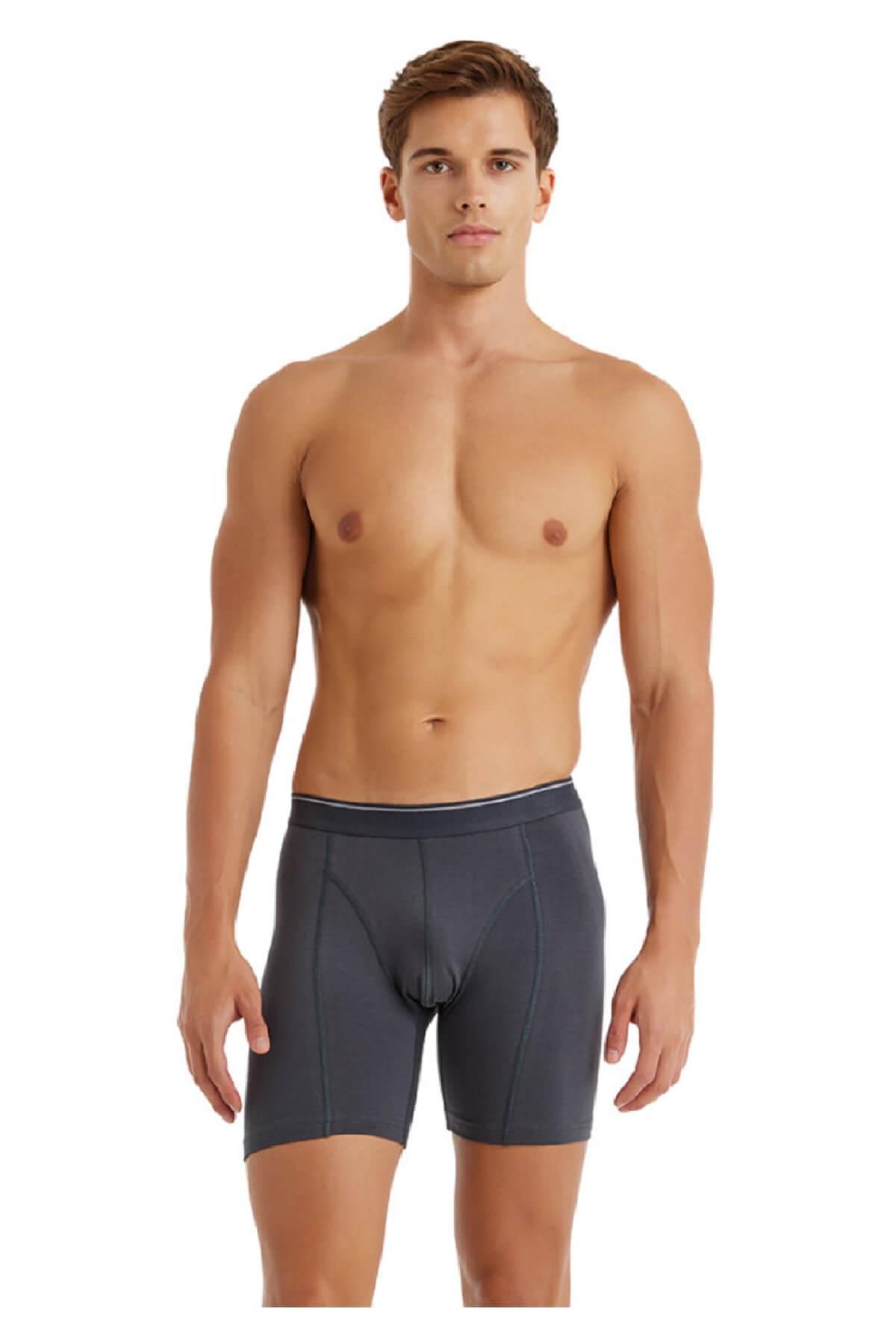 Blackspade 9216 Tender Cotton Erkek %92 Pamuk Uzun Retro Boxer