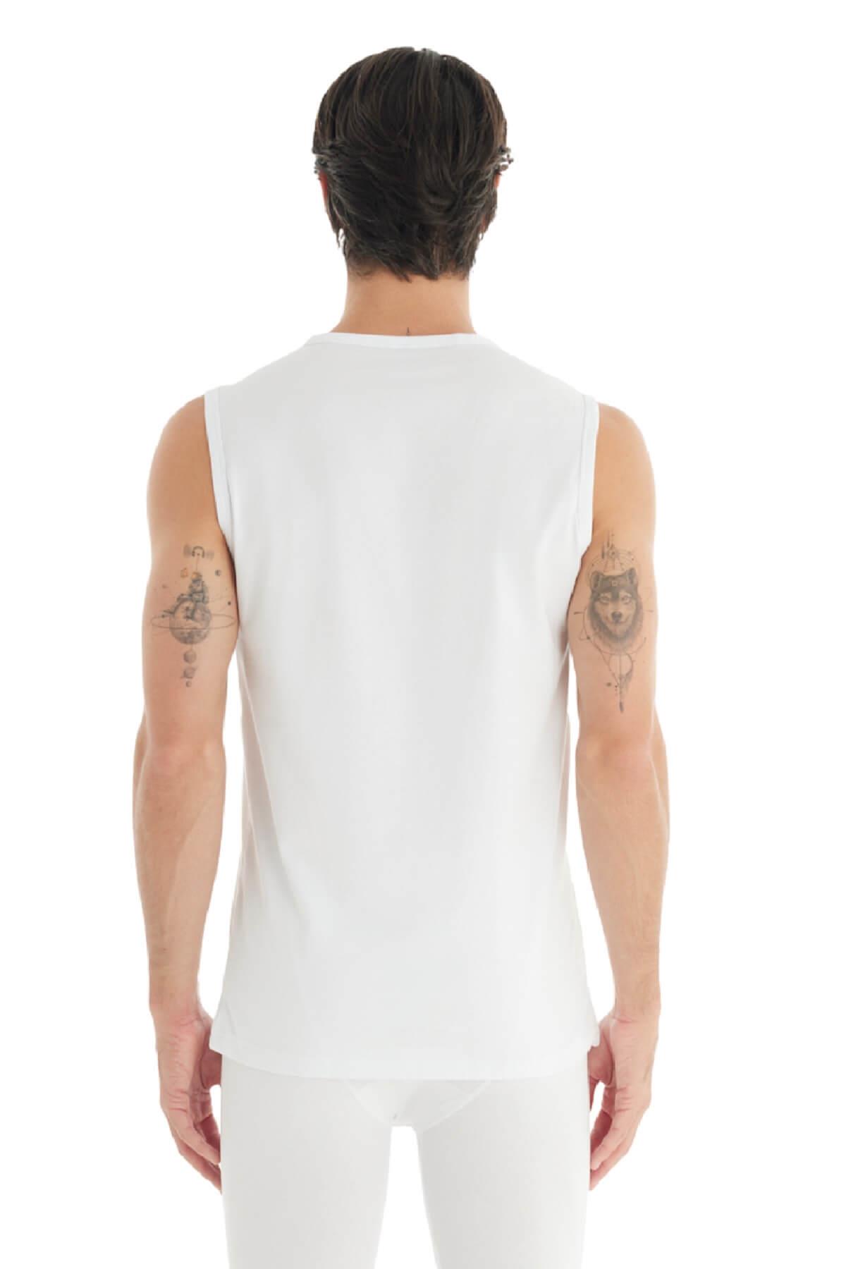 Blackspade 9234 Erkek Sıfır Kol Sıfır ( Kolsuz ) Yaka Tender Cotton T-Shirt & Atlet