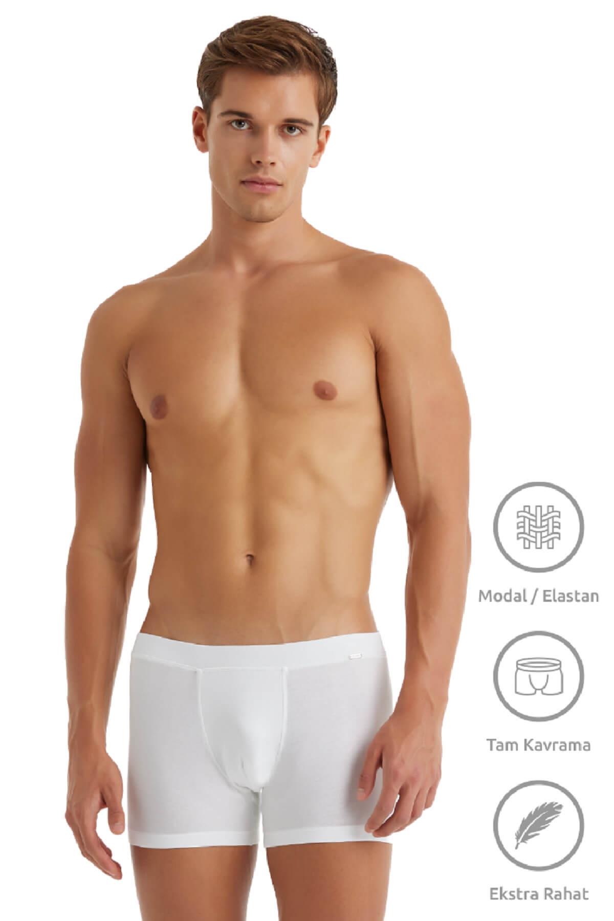 Blackspade 9310 Erkek %94 Modal Silver Boxer