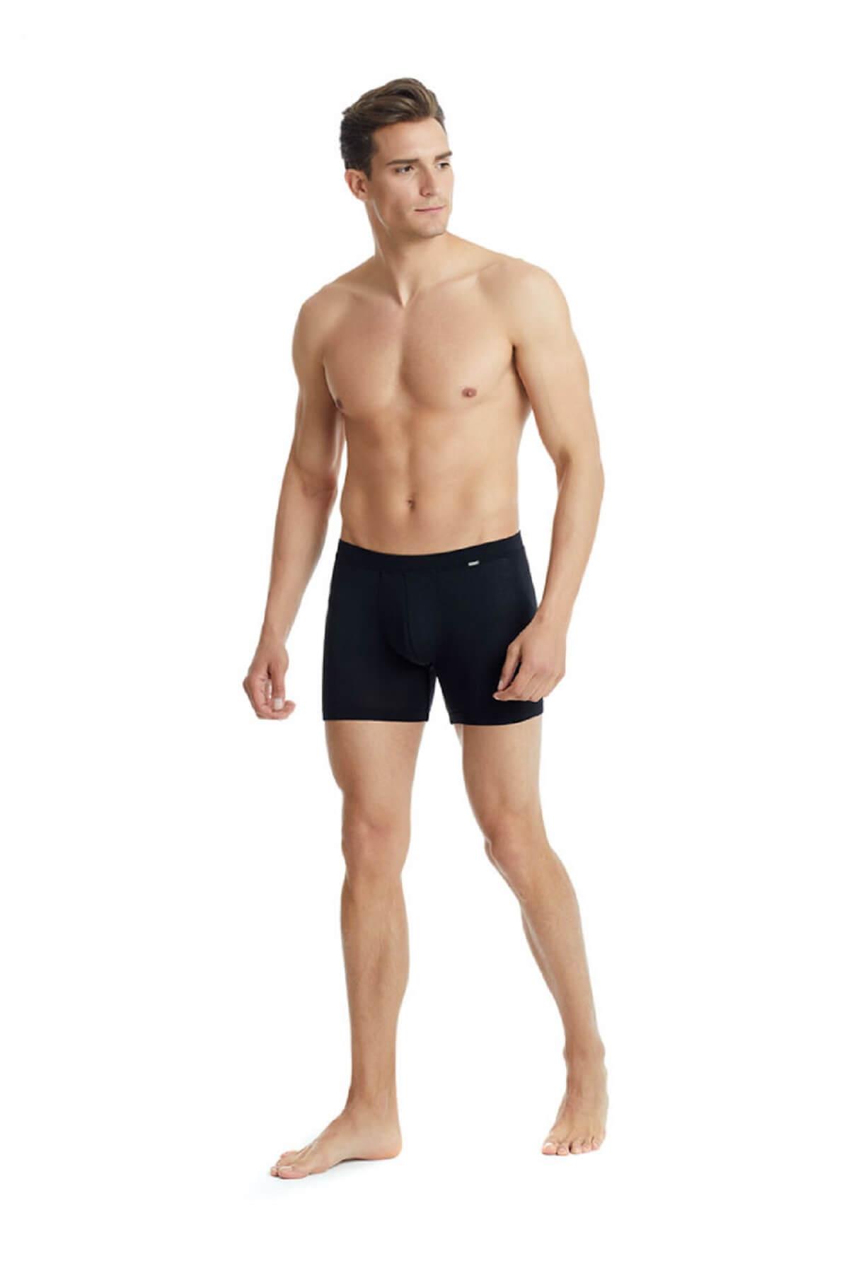 Blackspade 9313 Erkek %94 Modal Silver Uzun Boxer