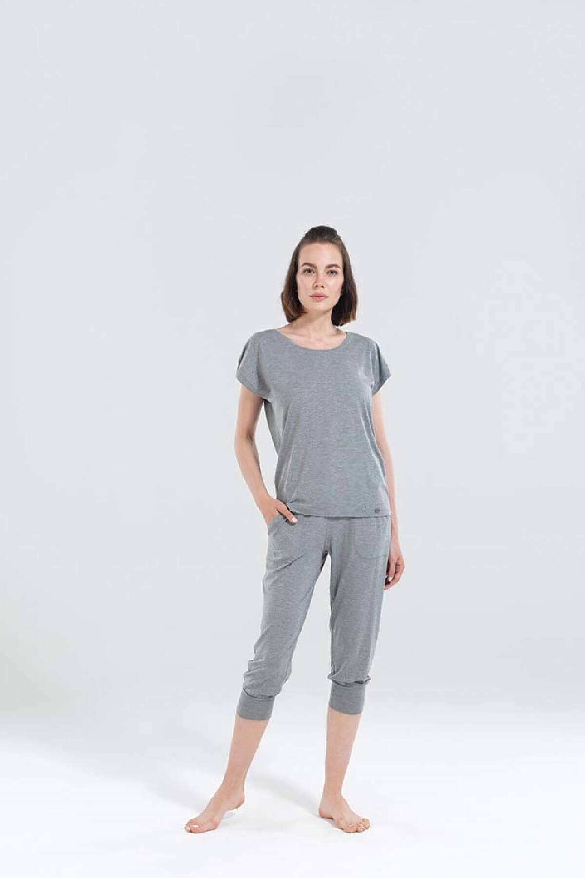 Blackspade %94 Modal Yazlık Kadın Kapri Takımı