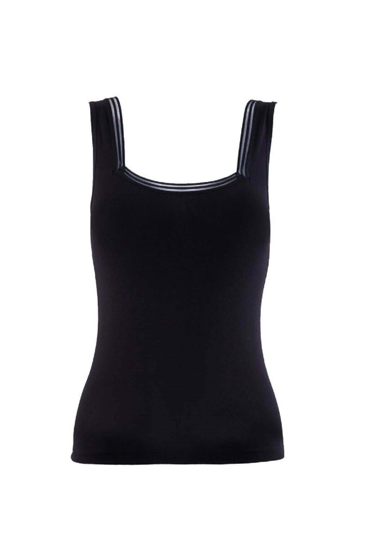 Blackspade %95 Pamuk Kadın Dantelli Kalın Askılı Atlet