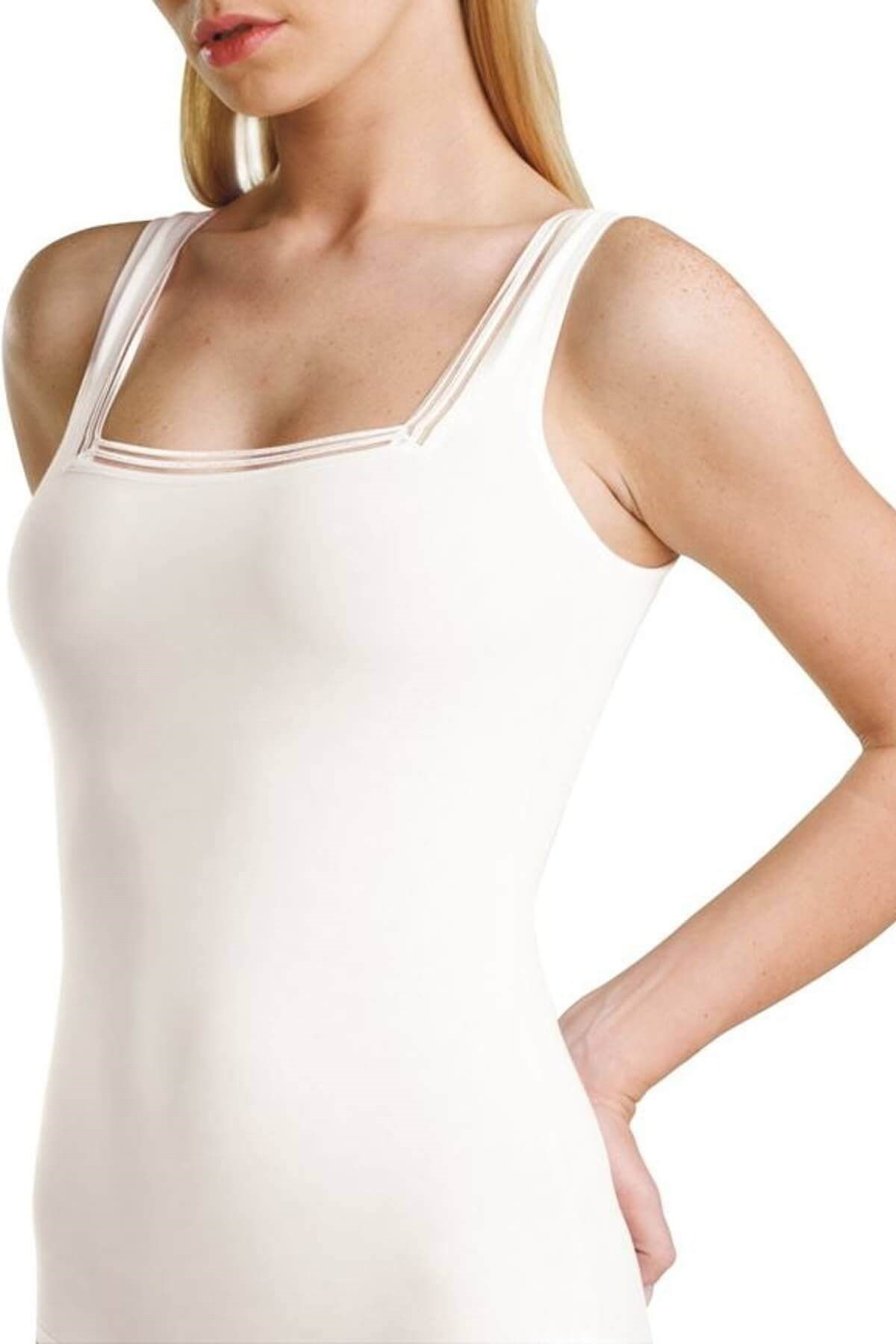 Blackspade %95 Pamuk Kadın Dantelli Kalın Askılı Atlet