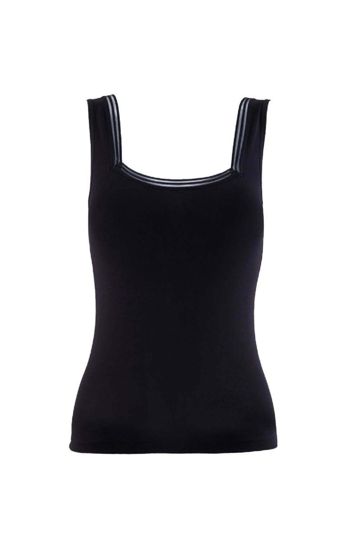 Blackspade %95 Pamuk Kadın Dantelli Kalın Askılı Atlet